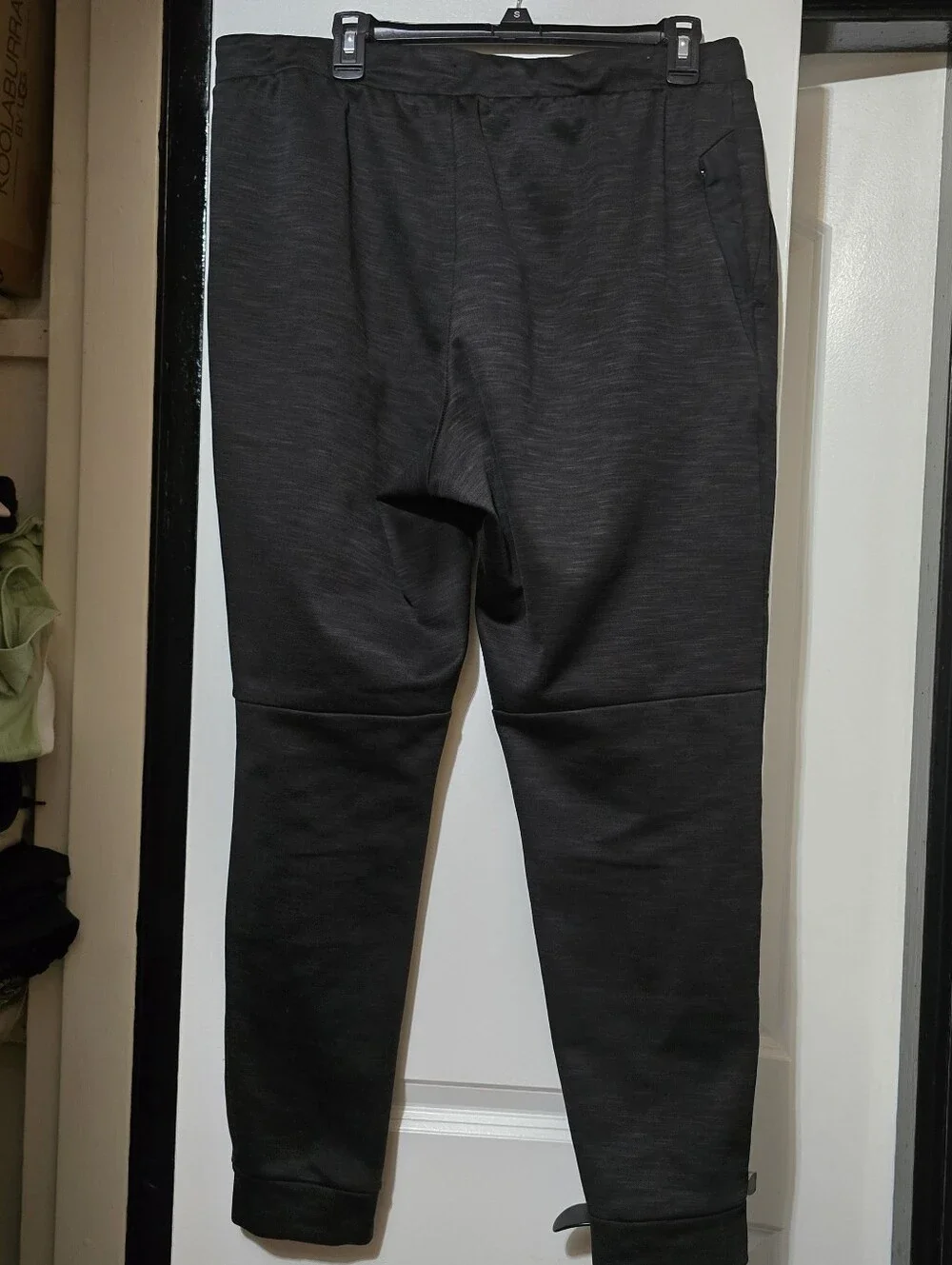 Fila Men's Black Activewear Jogger Sweatpants w Logo - Size Medium